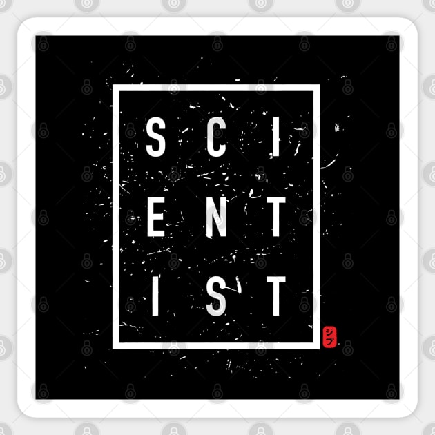 SCIENTIST Sticker by geep44